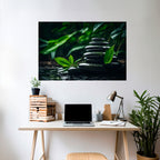 HARMONY STONES Selbstklebendes Horizontal-Poster