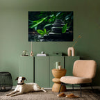 HARMONY STONES Selbstklebendes Horizontal-Poster