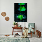 RAINDROPS ON STONE Selbstklebendes Poster - Hochformat