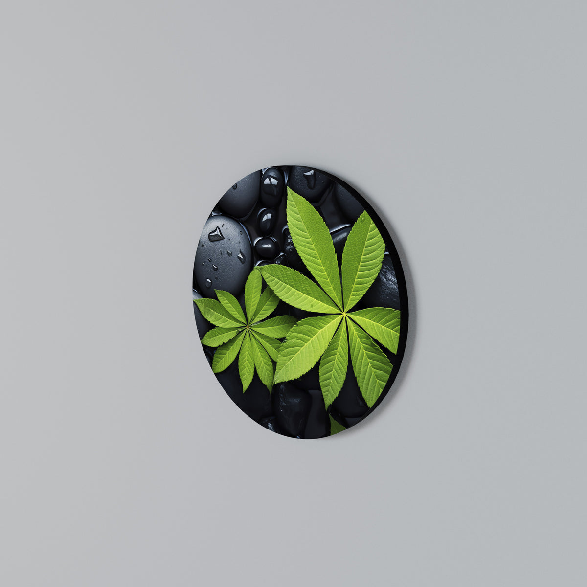 NATURE'S EMBRACE Rundes Wandbild