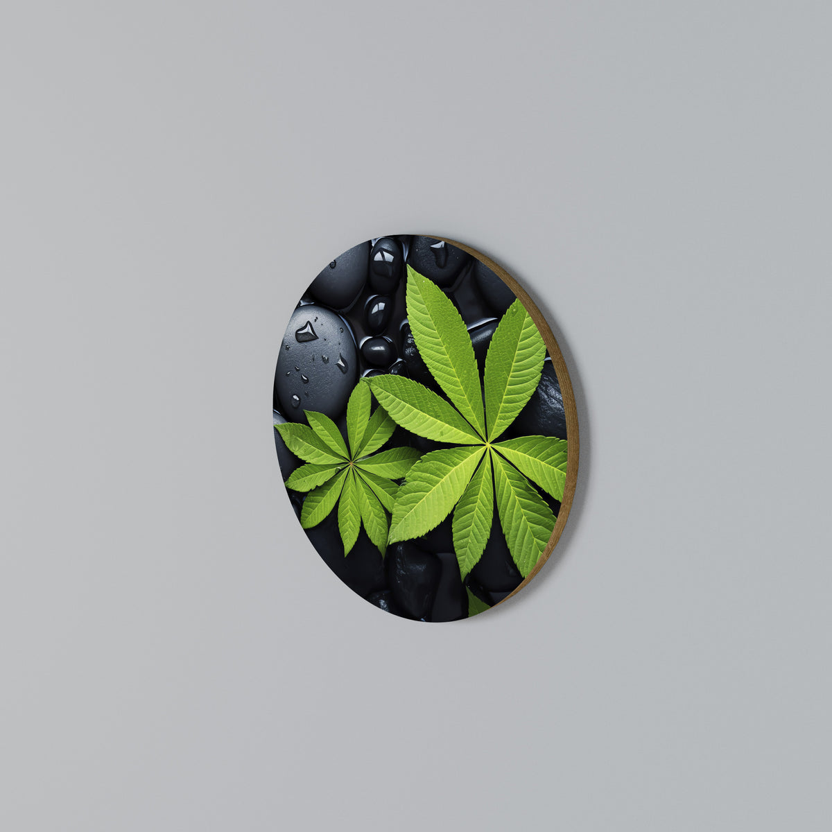 NATURE'S EMBRACE Rundes Wandbild