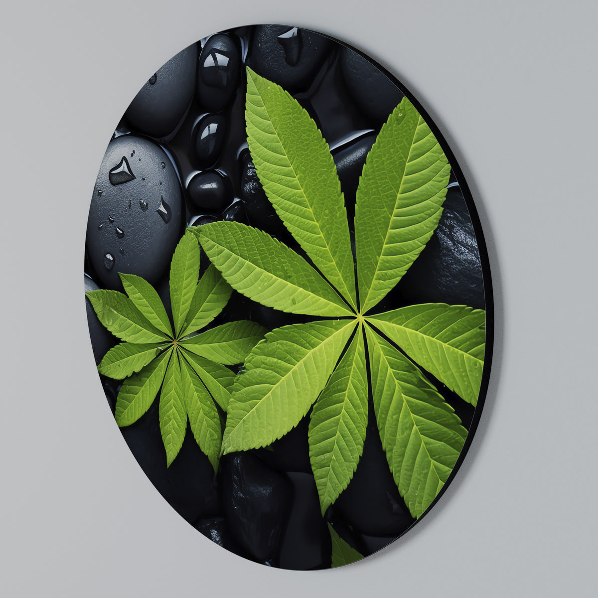 NATURE'S EMBRACE Rundes Wandbild