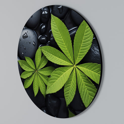 NATURE'S EMBRACE Rundes Wandbild