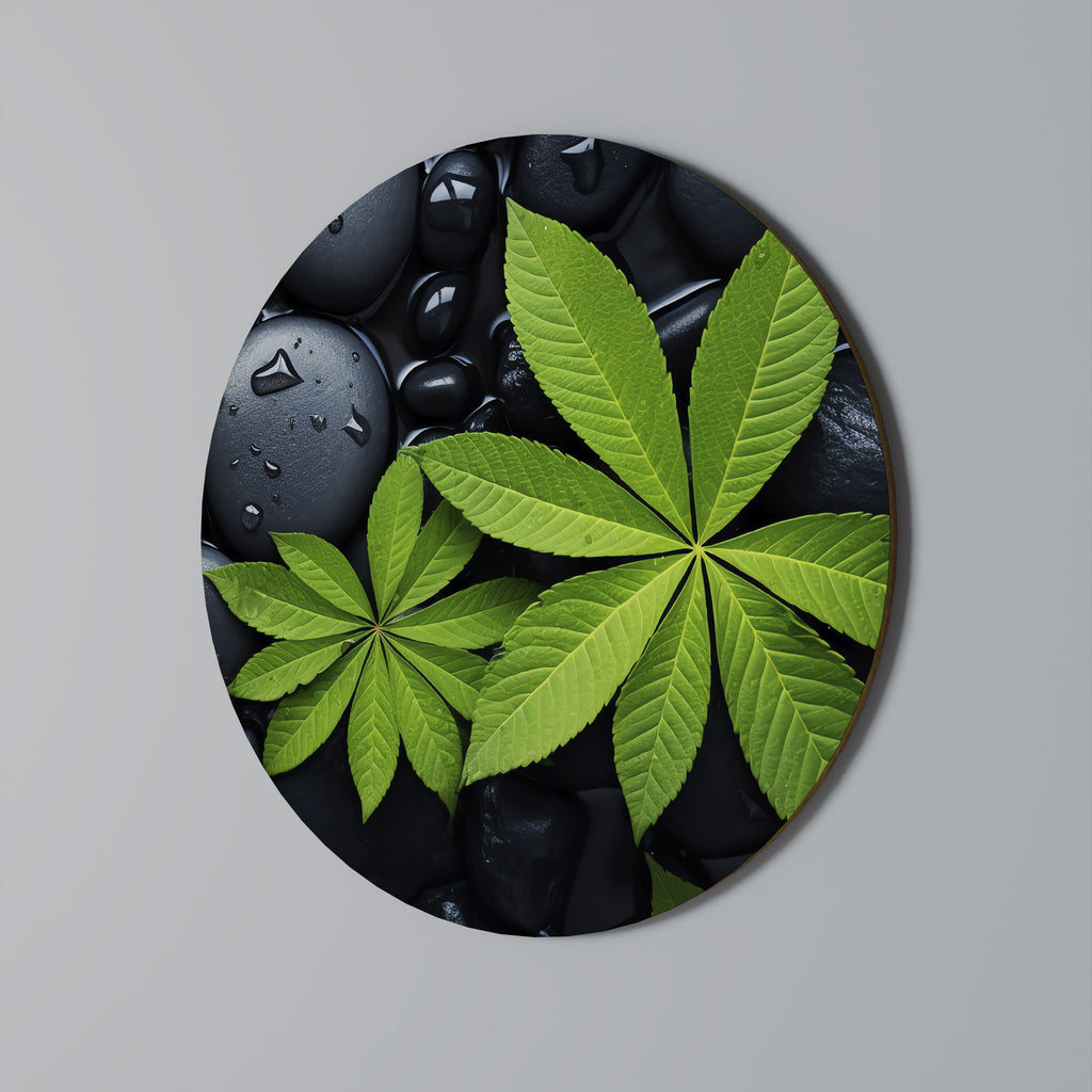 NATURE'S EMBRACE Runde Wanddekoration Ø 69 cm