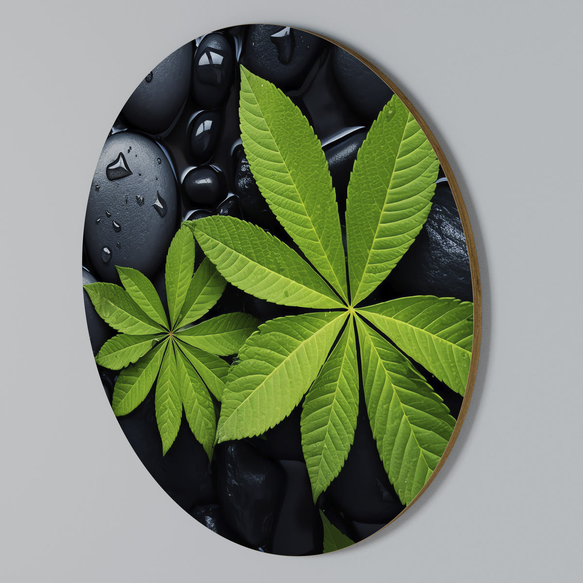 NATURE'S EMBRACE Rundes Wandbild