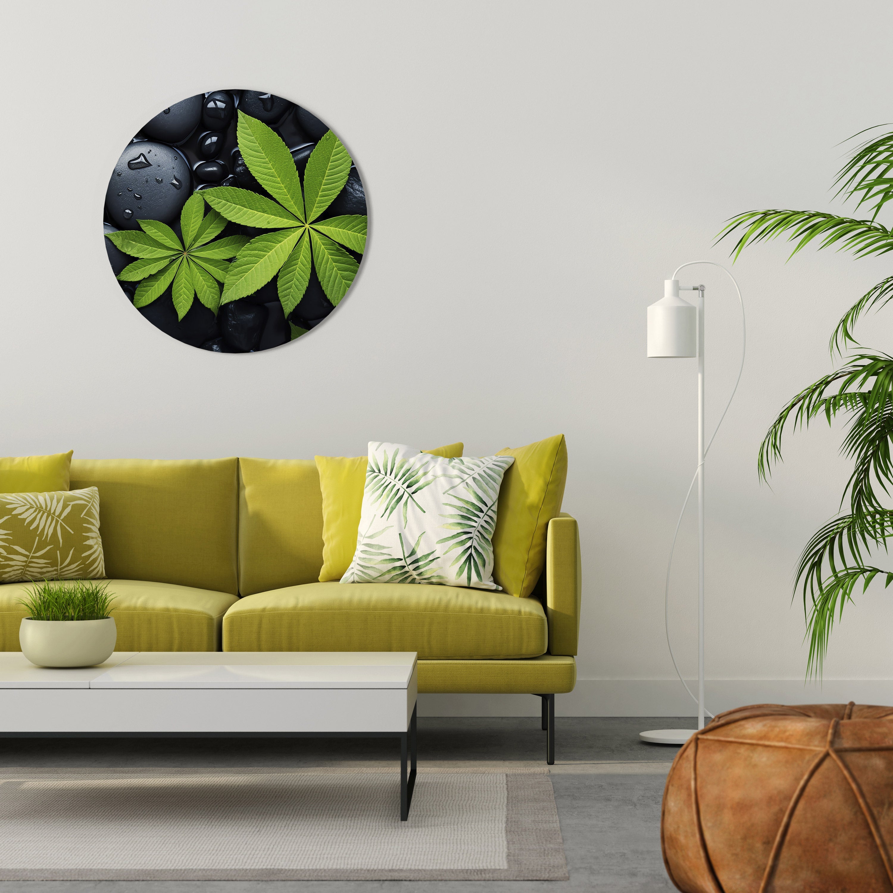 NATURE'S EMBRACE Round Wall Art