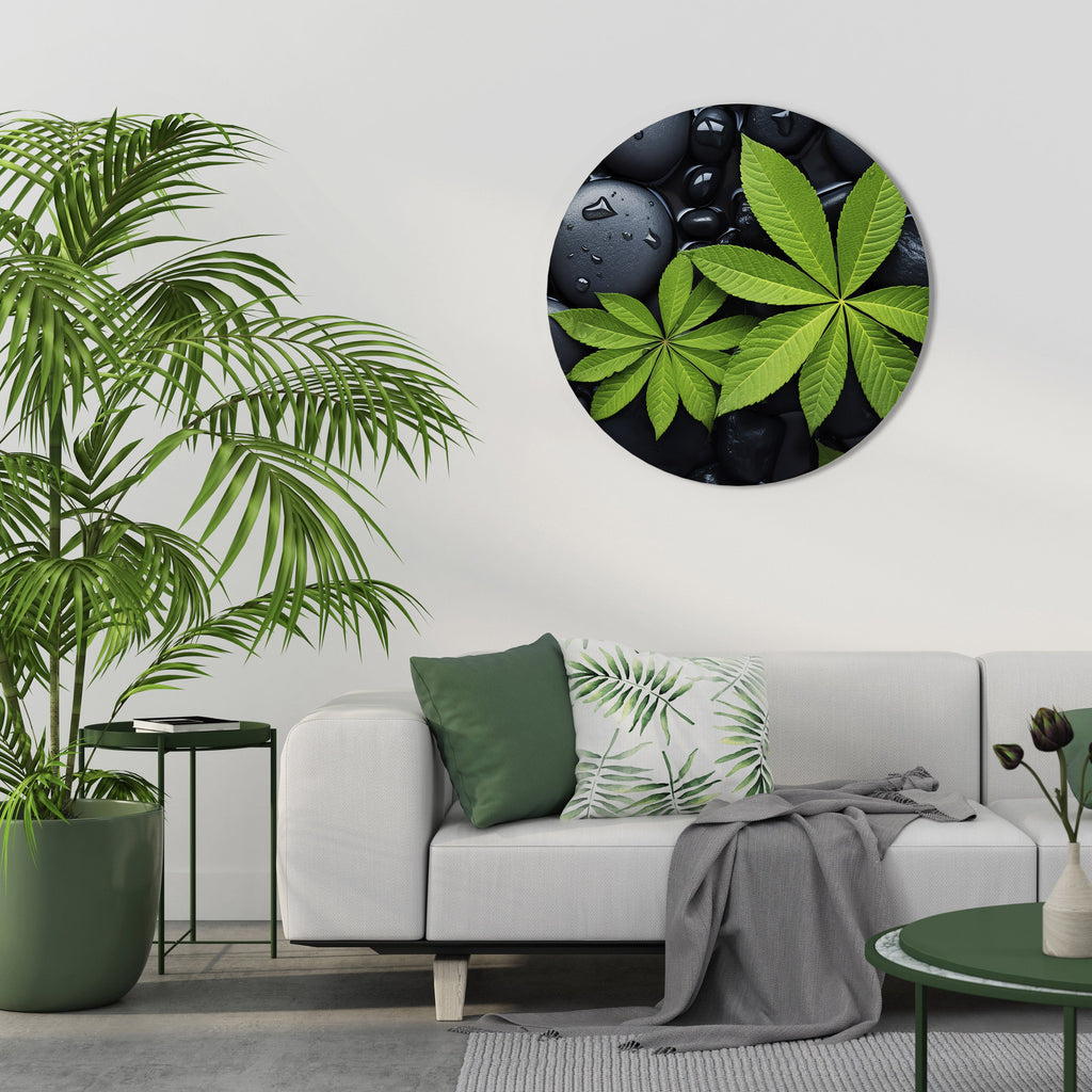 NATURE'S EMBRACE Runde Wanddekoration Ø 69 cm