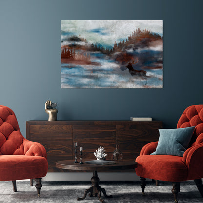 HARMONY IN HAZE Horizontal Canvas Print