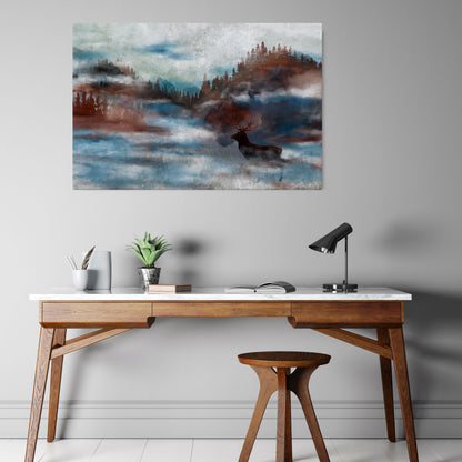 HARMONY IN HAZE Horizontal Canvas Print