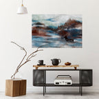 HARMONY IN HAZE Selbstklebendes Horizontal-Poster