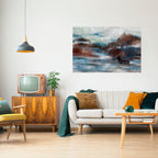 HARMONY IN HAZE Selbstklebendes Horizontal-Poster