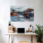 HARMONY IN HAZE Selbstklebendes Horizontal-Poster