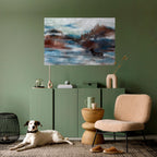 HARMONY IN HAZE Selbstklebendes Horizontal-Poster