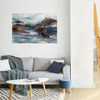 HARMONY IN HAZE Selbstklebendes Horizontal-Poster