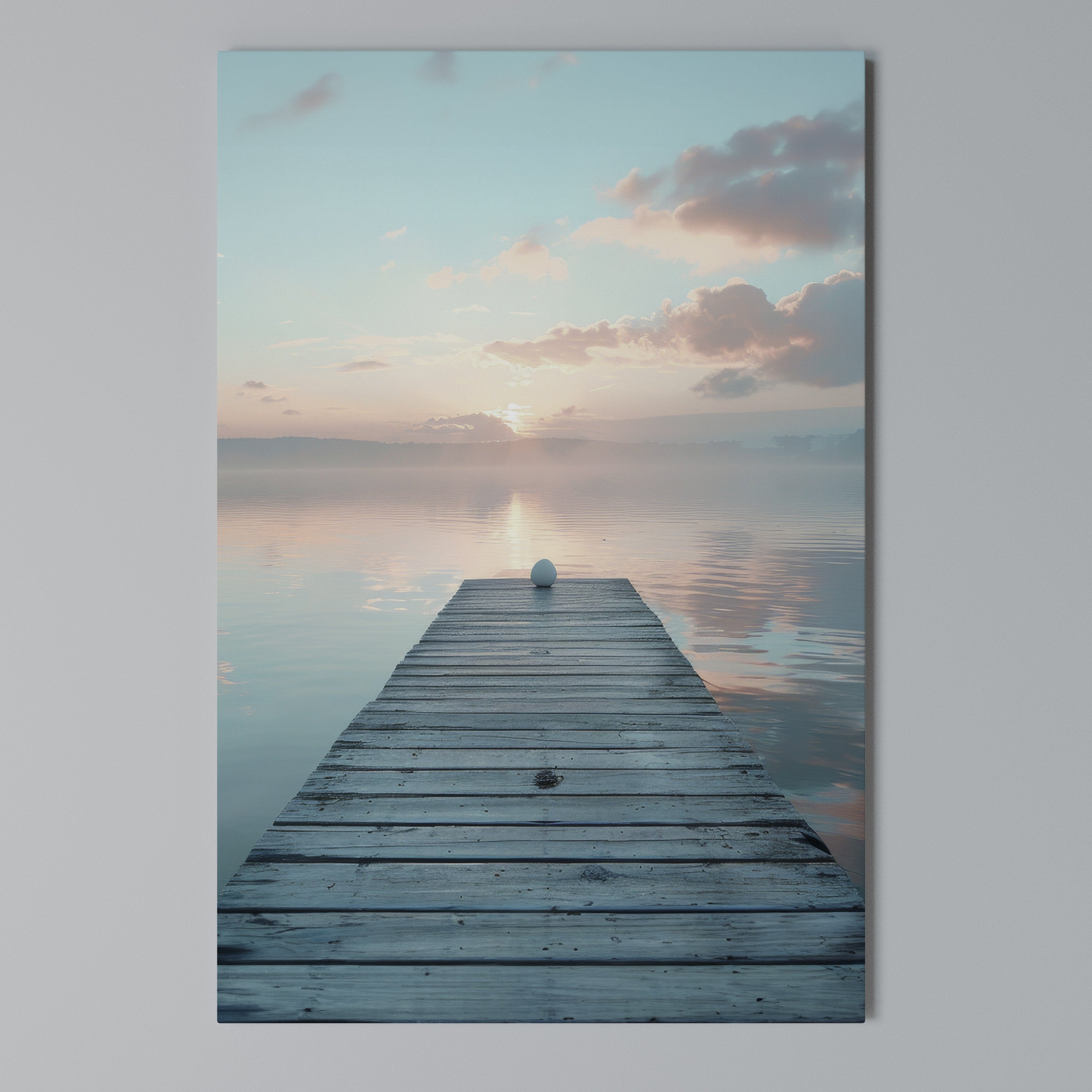 GENTLE MORNING MYSTIQUE Vertical Canvas Print