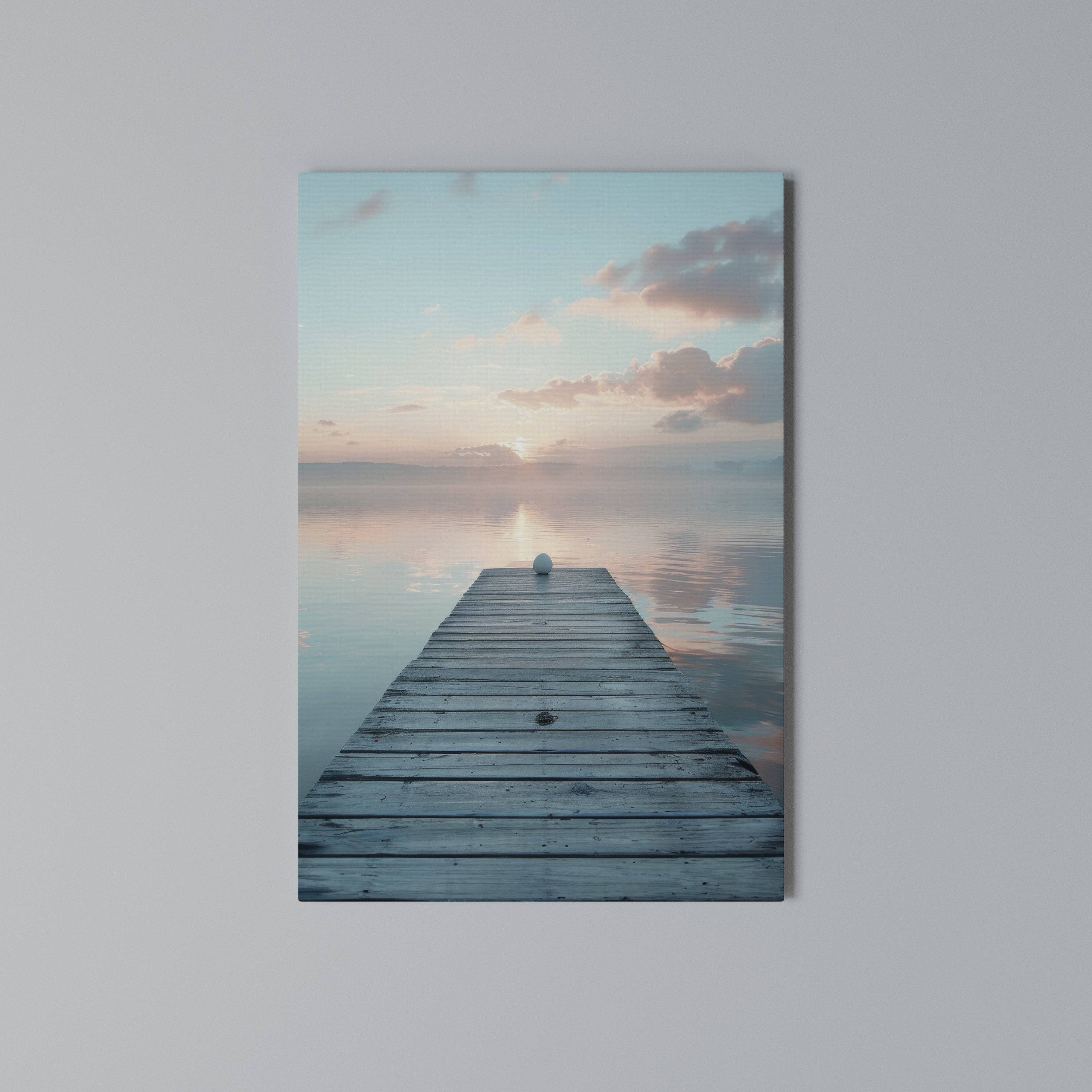 GENTLE MORNING MYSTIQUE Vertical Canvas Print