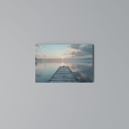 GENTLE MORNING MYSTIQUE Horizontal Canvas Print