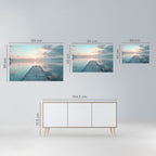 GENTLE MORNING MYSTIQUE Selbstklebendes Horizontal-Poster