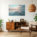 GENTLE MORNING MYSTIQUE Selbstklebendes Horizontal-Poster