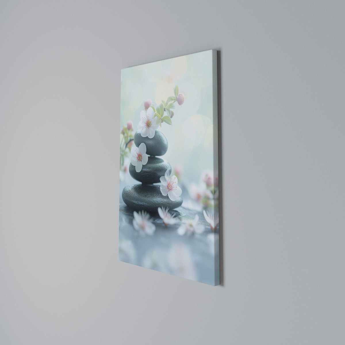 MINDFUL MOMENTS Vertical Canvas Print