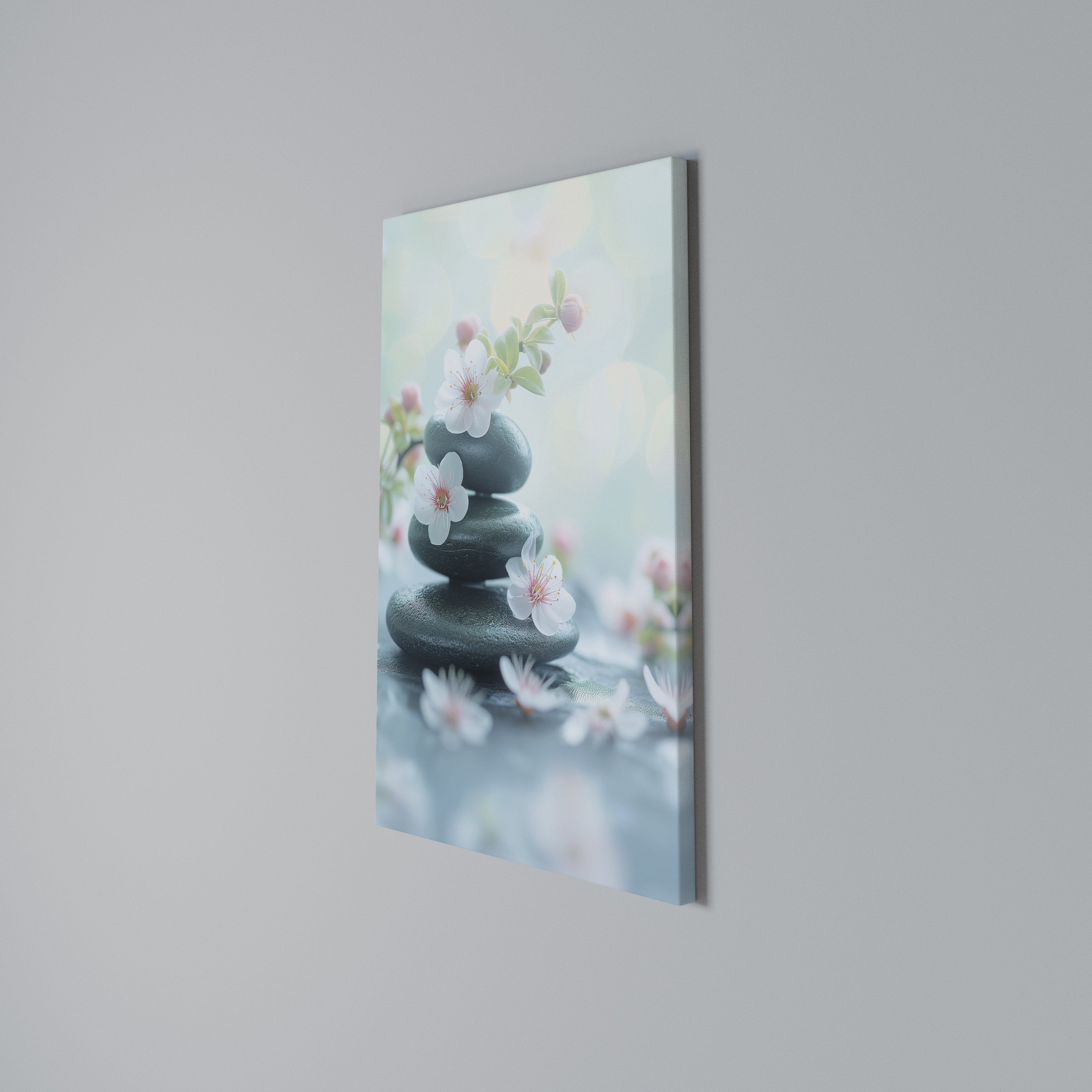 MINDFUL MOMENTS Vertical Canvas Print