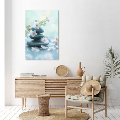 MINDFUL MOMENTS Vertical Canvas Print