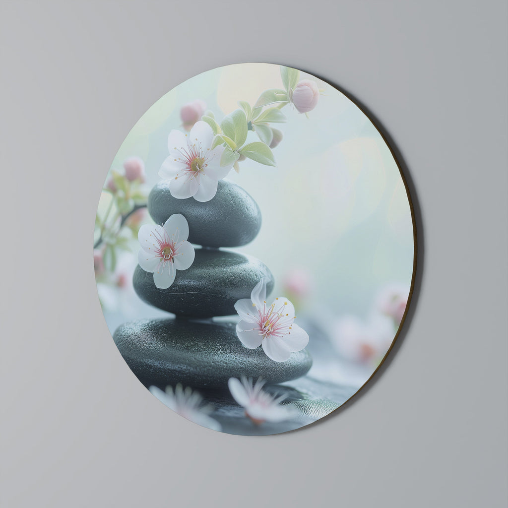 MINDFUL MOMENTS Runde Wanddekoration Ø 69 cm