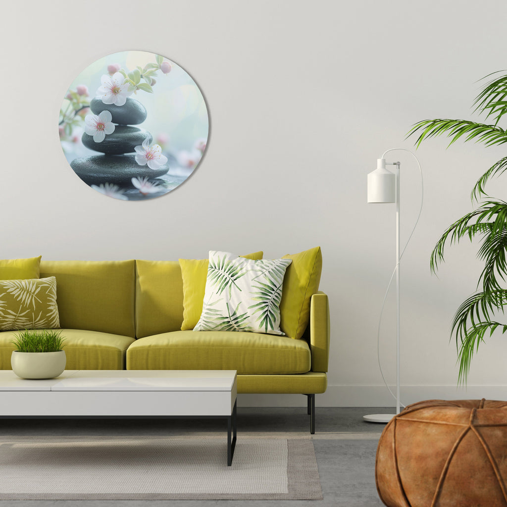 MINDFUL MOMENTS Runde Wanddekoration Ø 69 cm