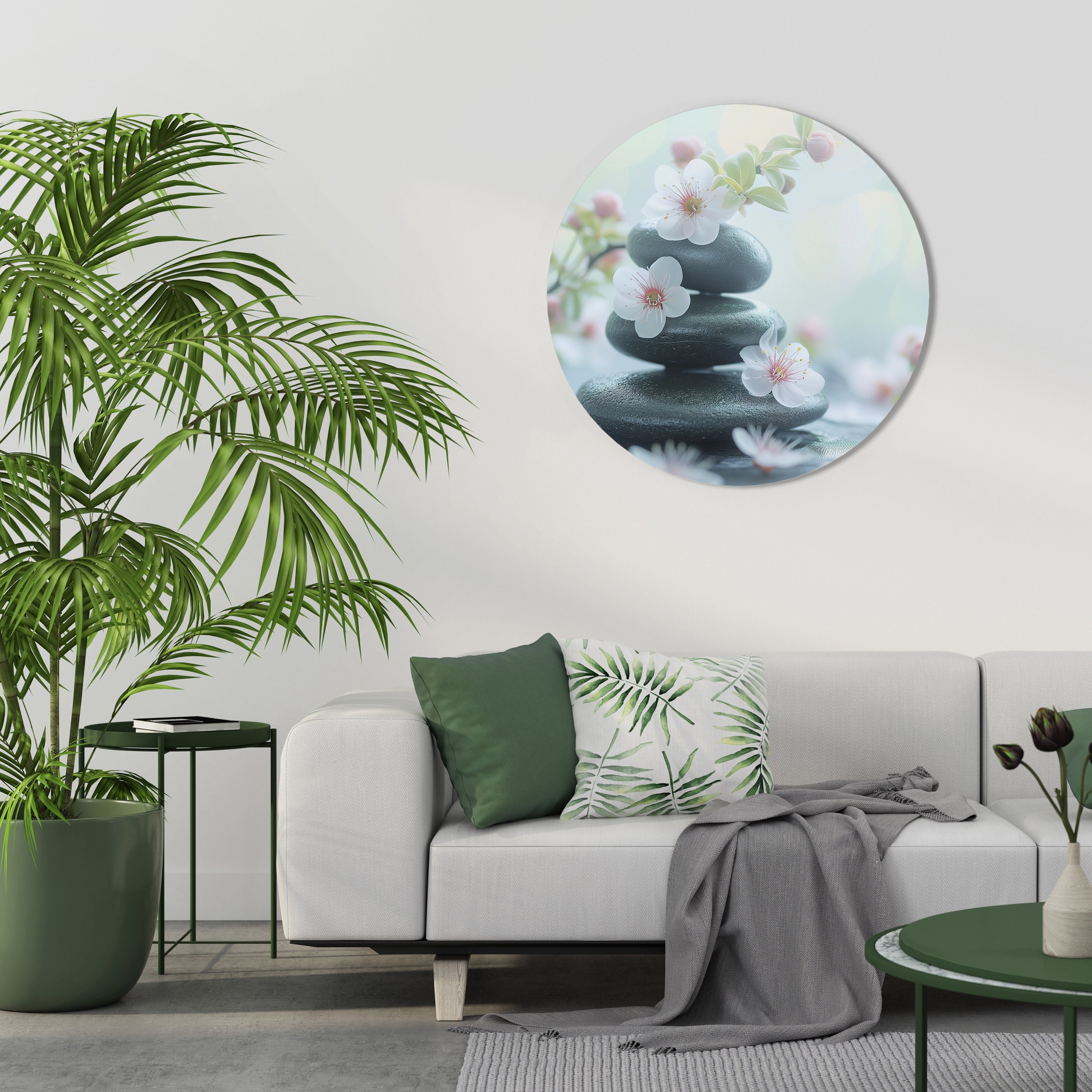 MINDFUL MOMENTS Round Wall Art