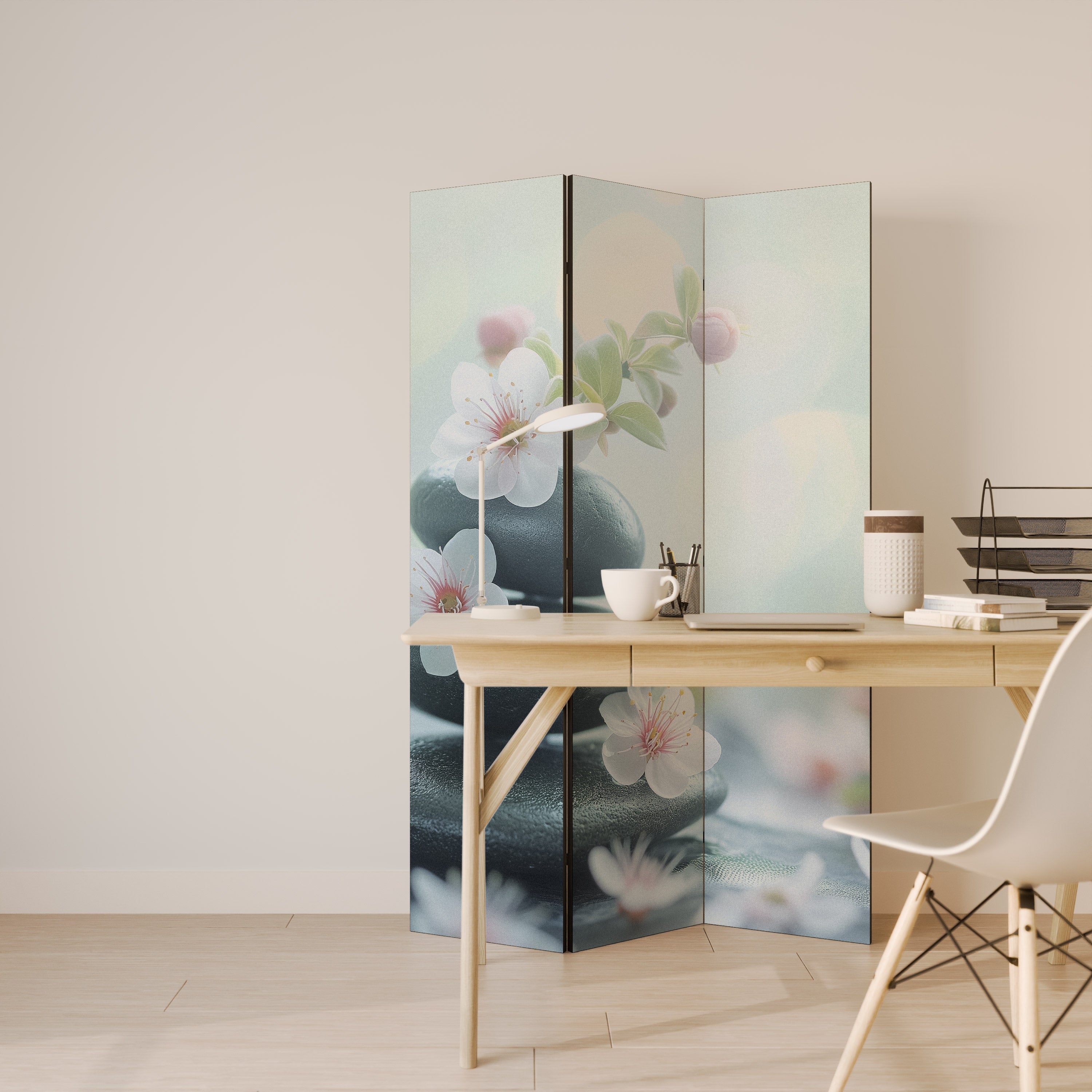 MINDFUL MOMENTS Dekorativer 3-teiliger Raumteiler