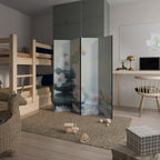 MINDFUL MOMENTS Dekorativer Paravent - 4-teilig