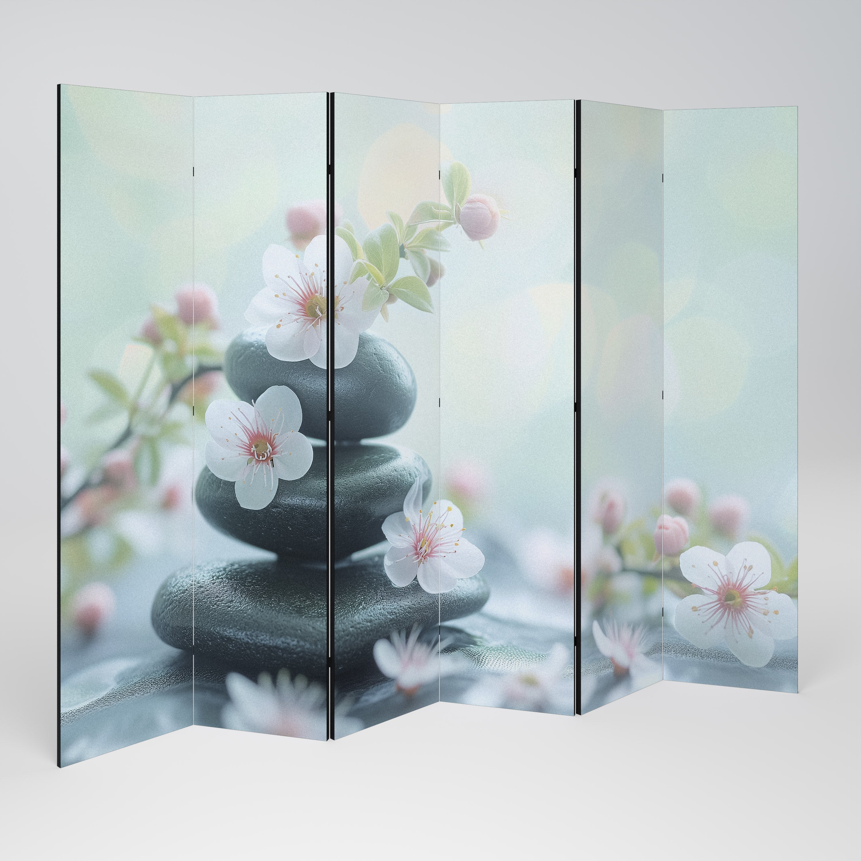 MINDFUL MOMENTS Dekorativer 6-teiliger Raumteiler