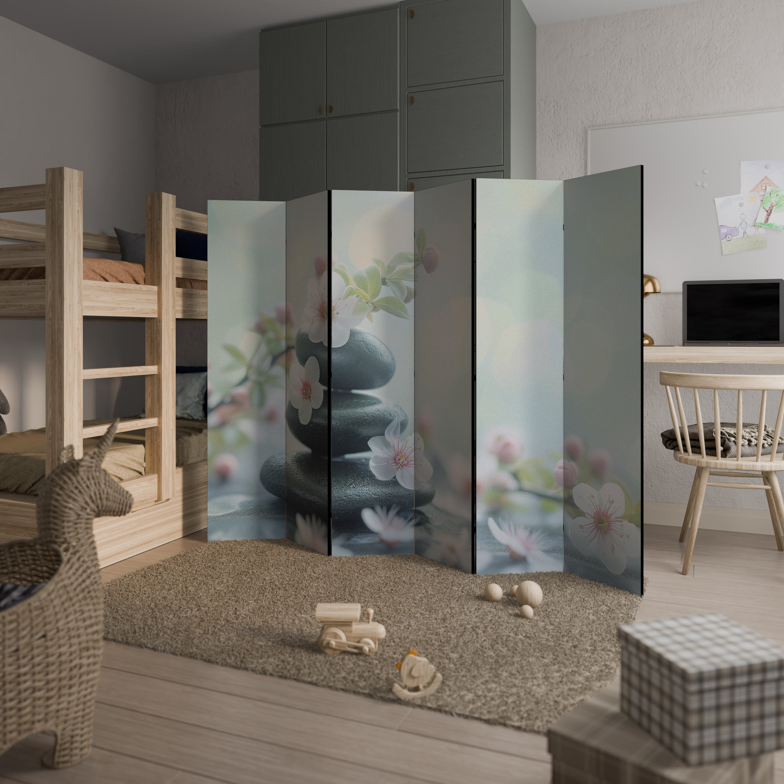 MINDFUL MOMENTS 6-Panel Room Divider