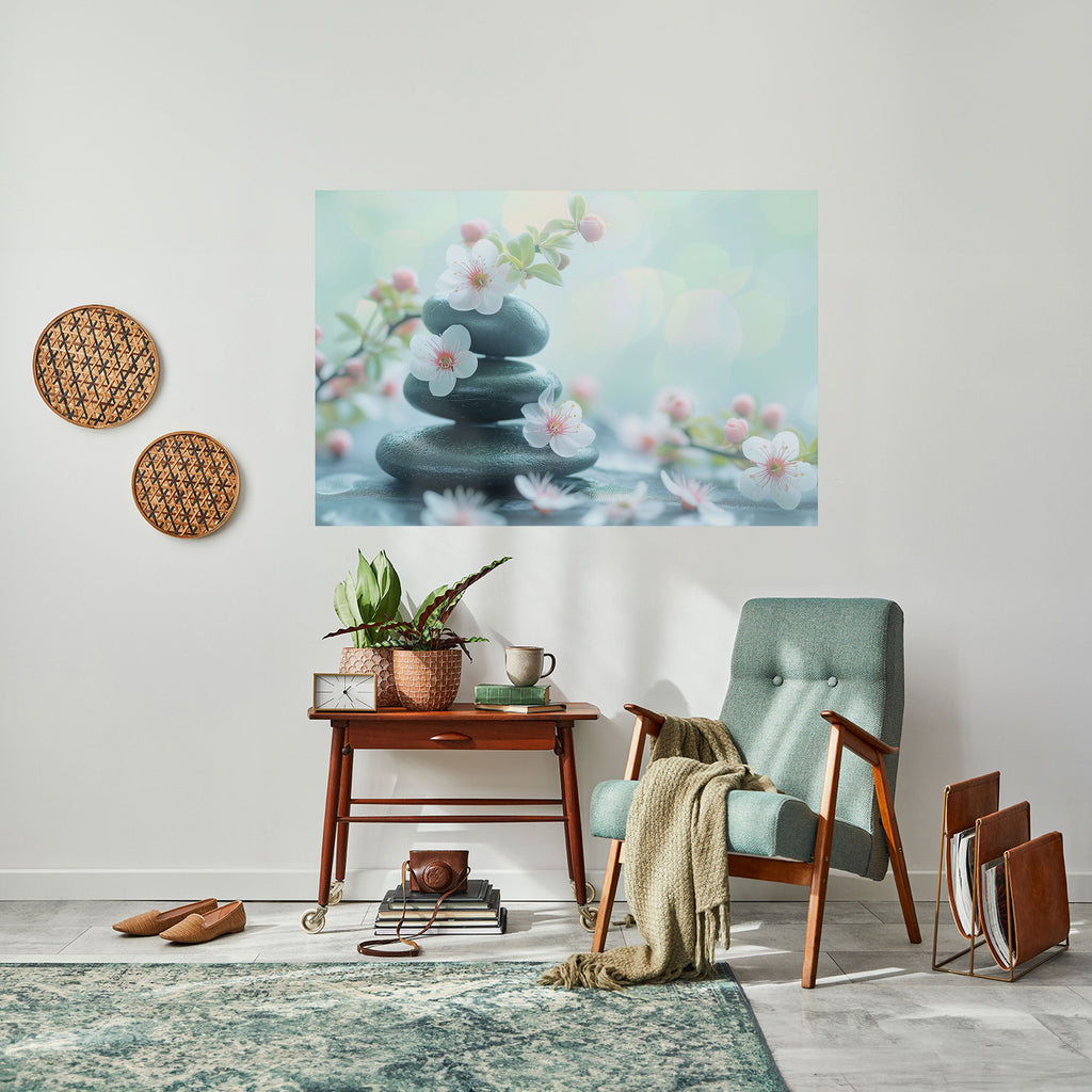 MINDFUL MOMENTS Horizontales Poster zum Abziehen und Aufkleben