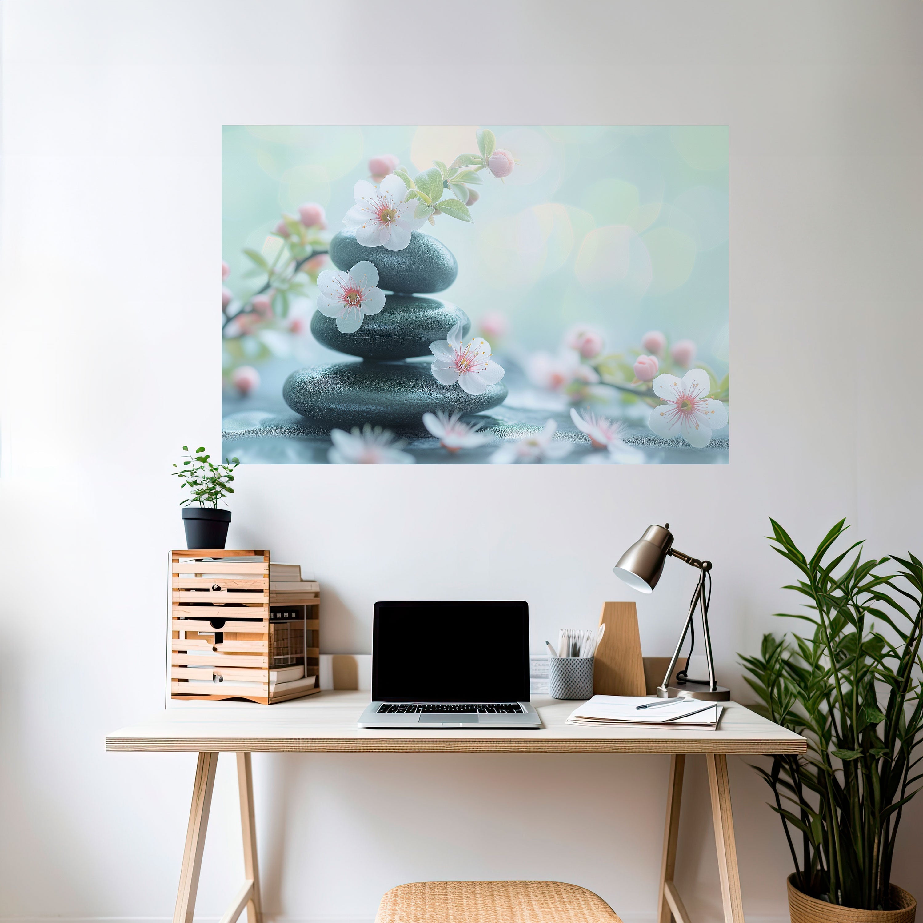 MINDFUL MOMENTS Horizontales Poster zum Abziehen und Aufkleben