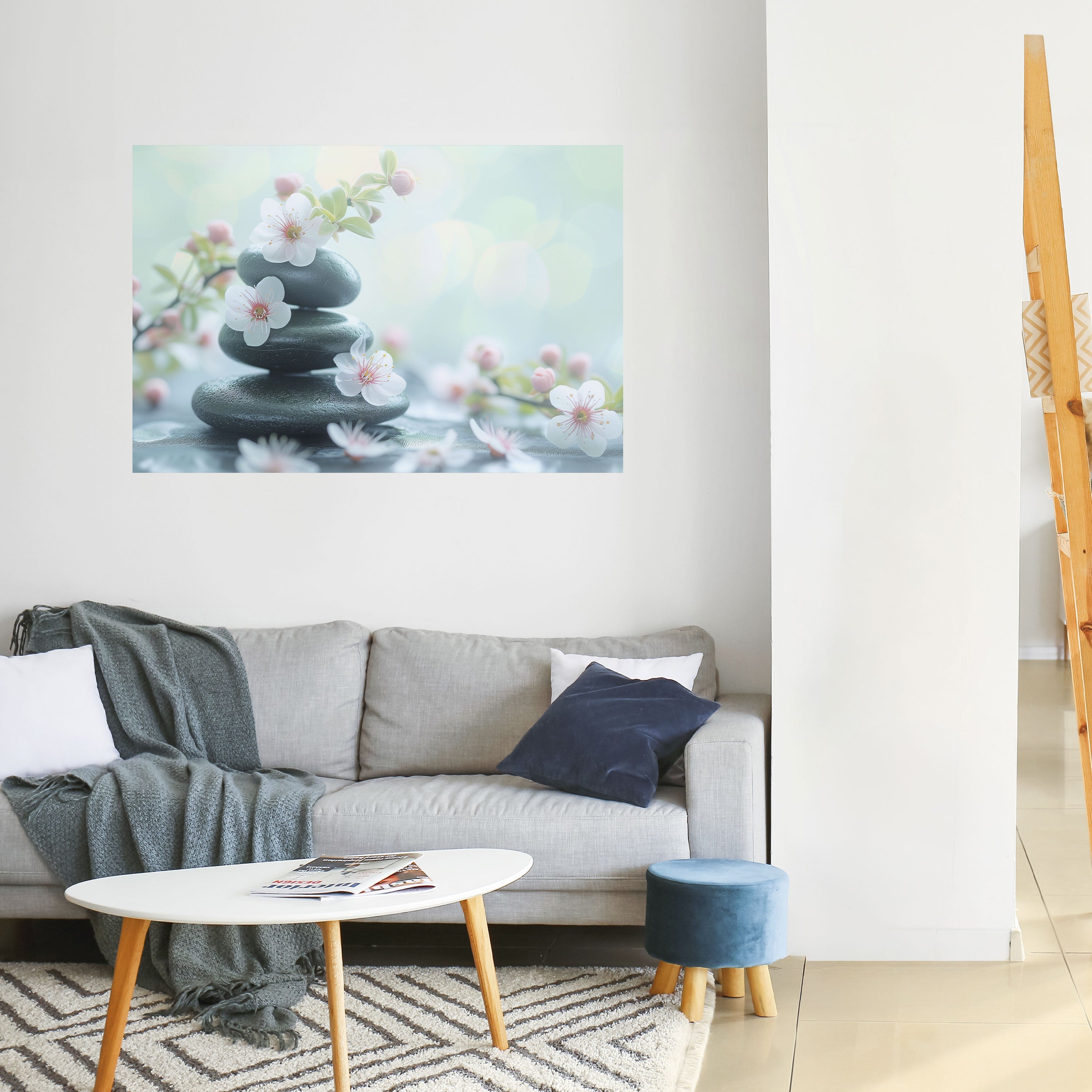 MINDFUL MOMENTS Horizontales Poster zum Abziehen und Aufkleben