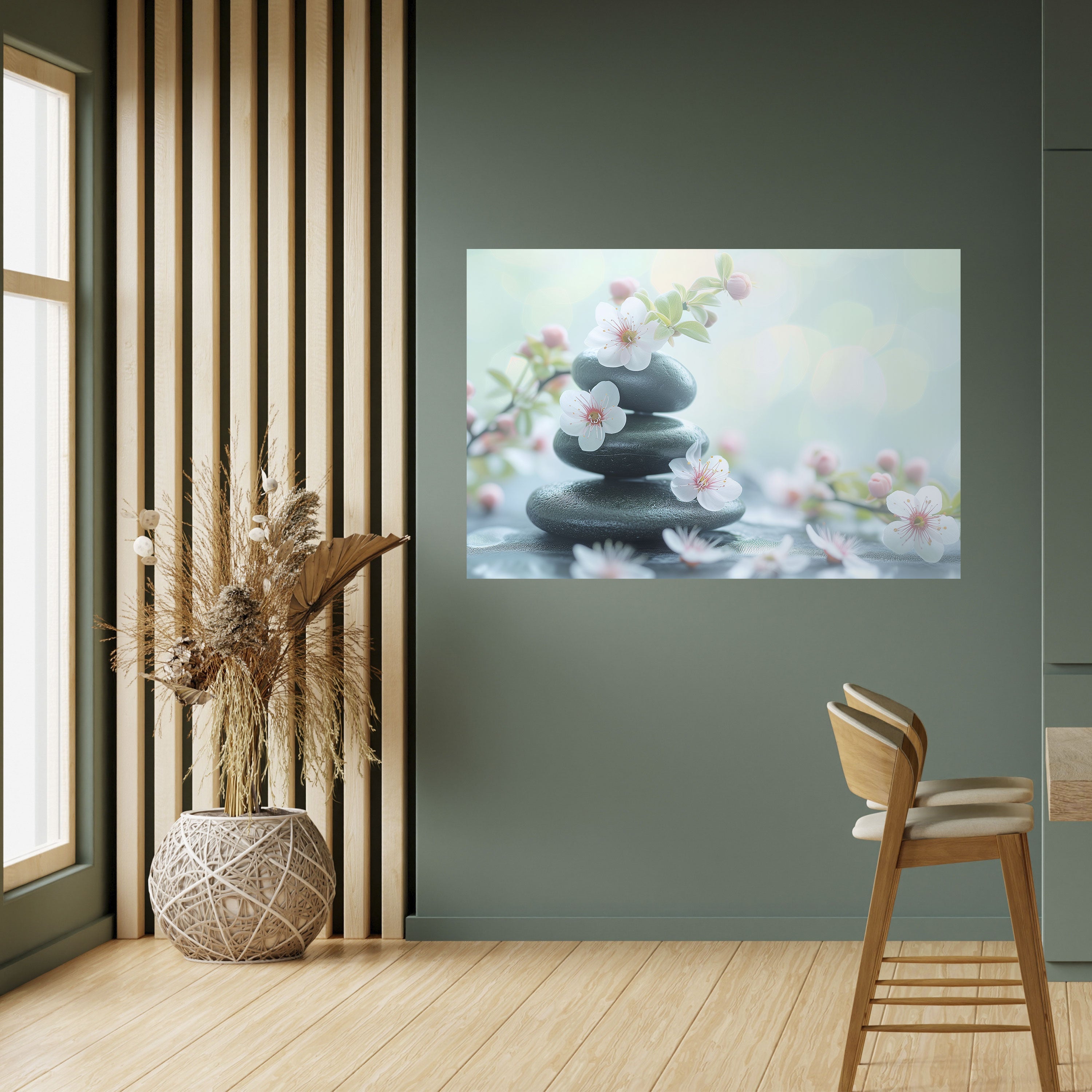 MINDFUL MOMENTS Horizontales Poster zum Abziehen und Aufkleben