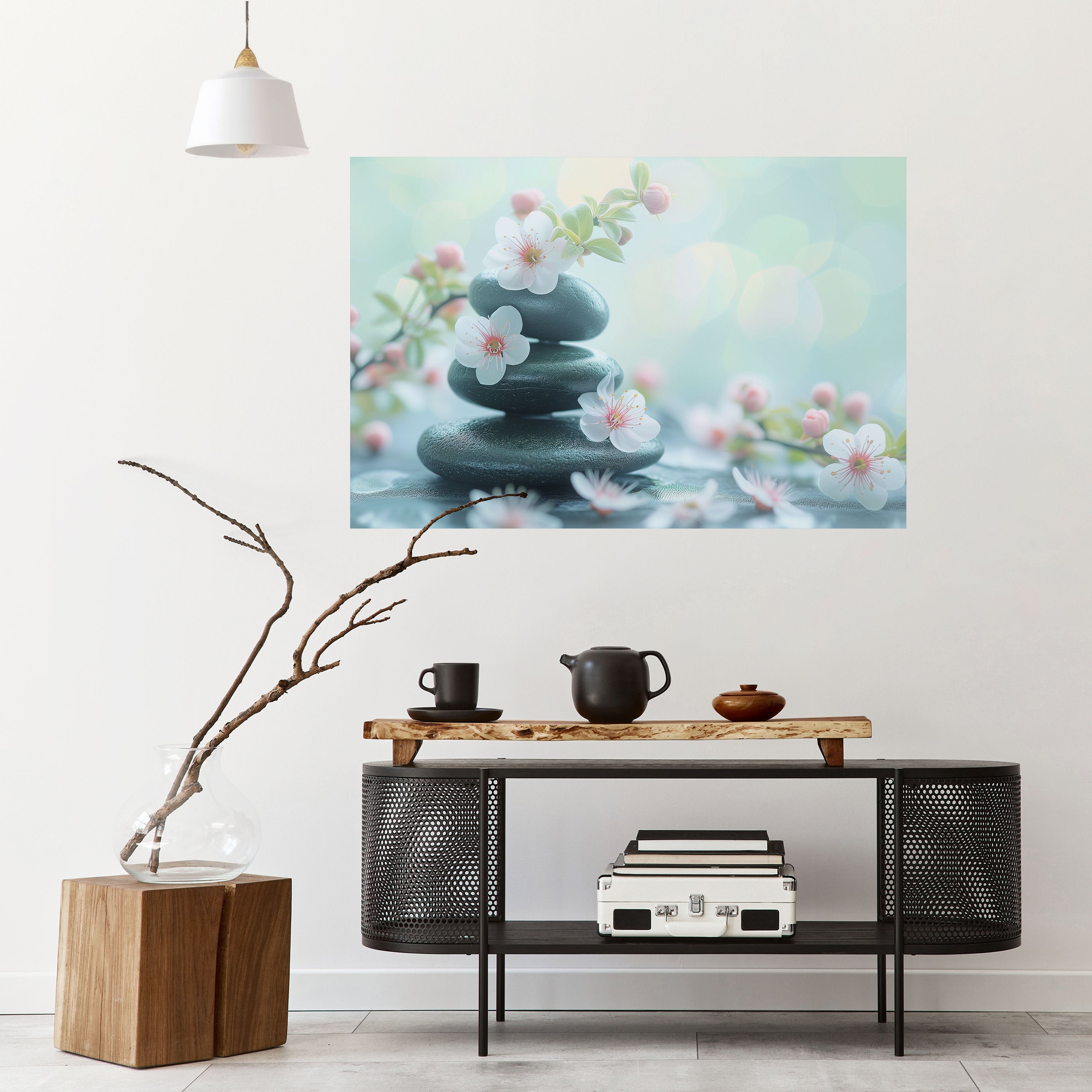 MINDFUL MOMENTS Horizontales Poster zum Abziehen und Aufkleben