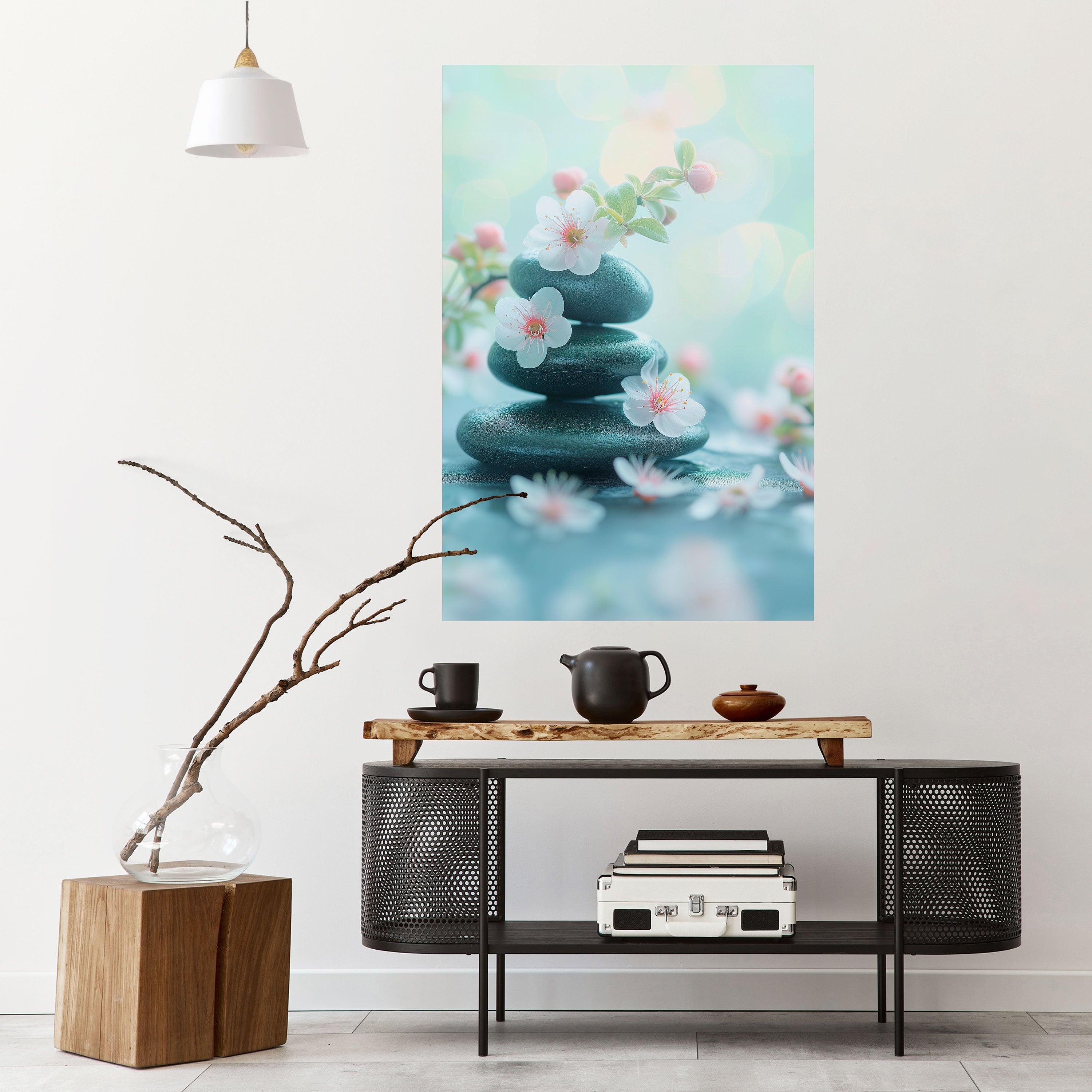 MINDFUL MOMENTS Vertikales Poster zum Abziehen und Aufkleben