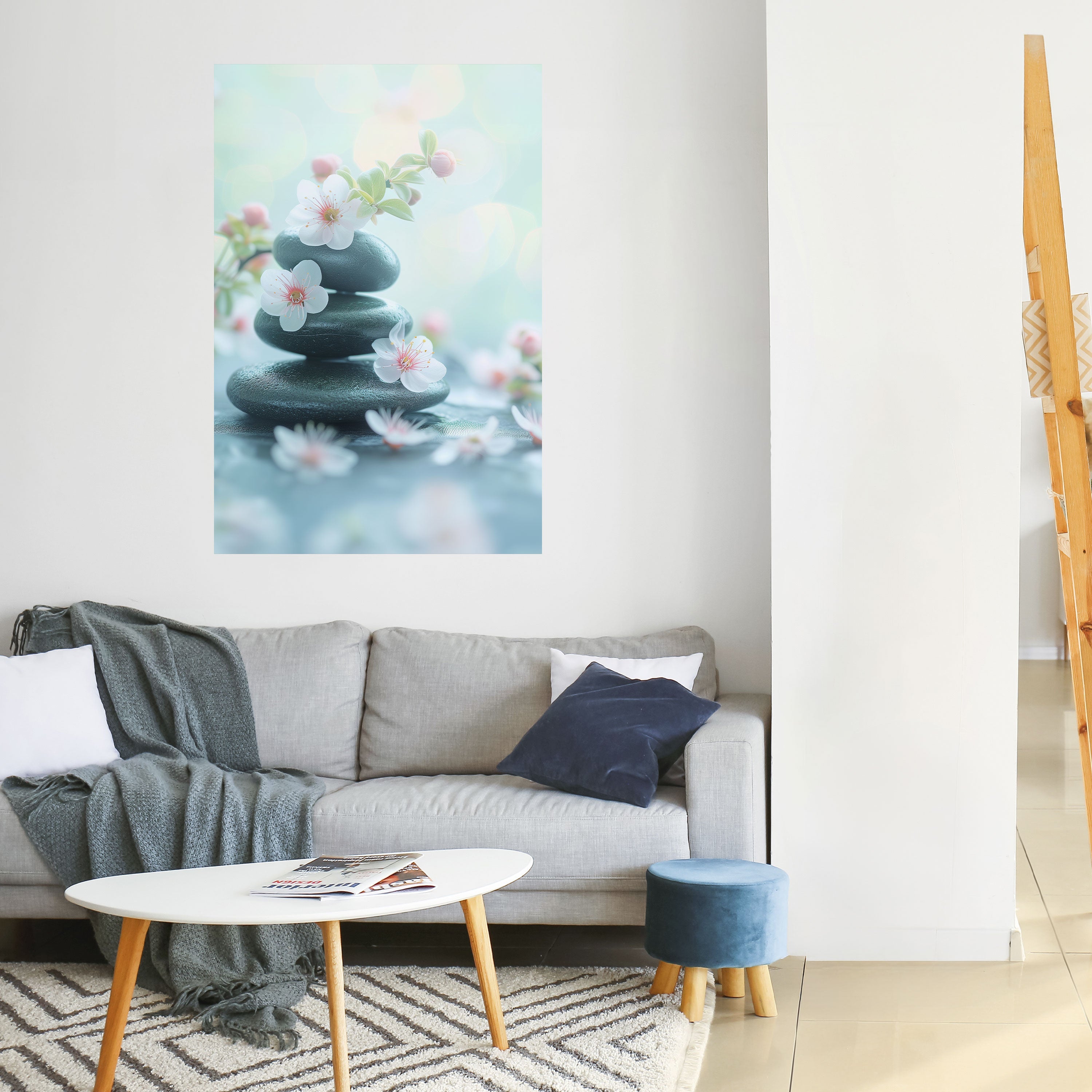 MINDFUL MOMENTS Vertikales Poster zum Abziehen und Aufkleben