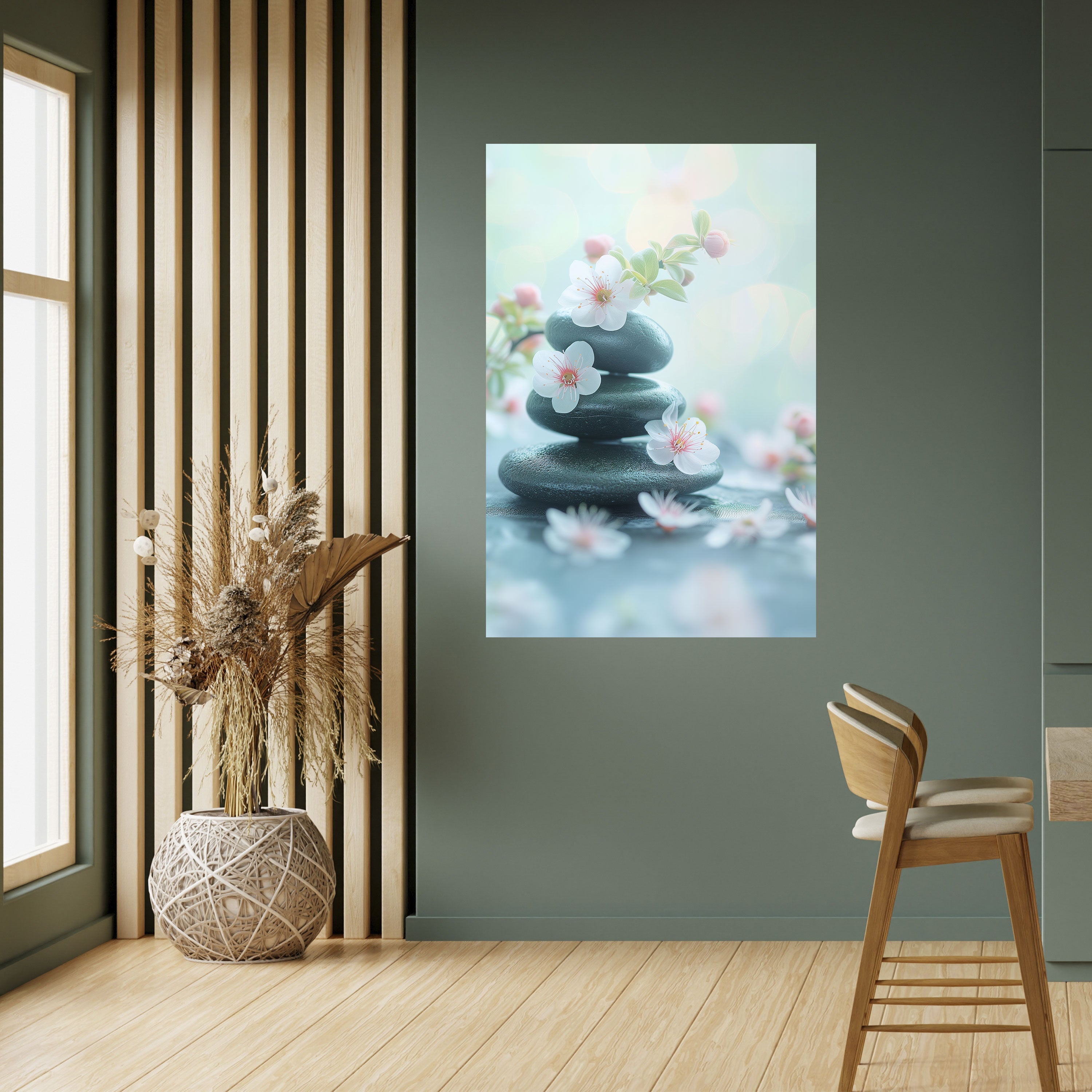 MINDFUL MOMENTS Vertikales Poster zum Abziehen und Aufkleben