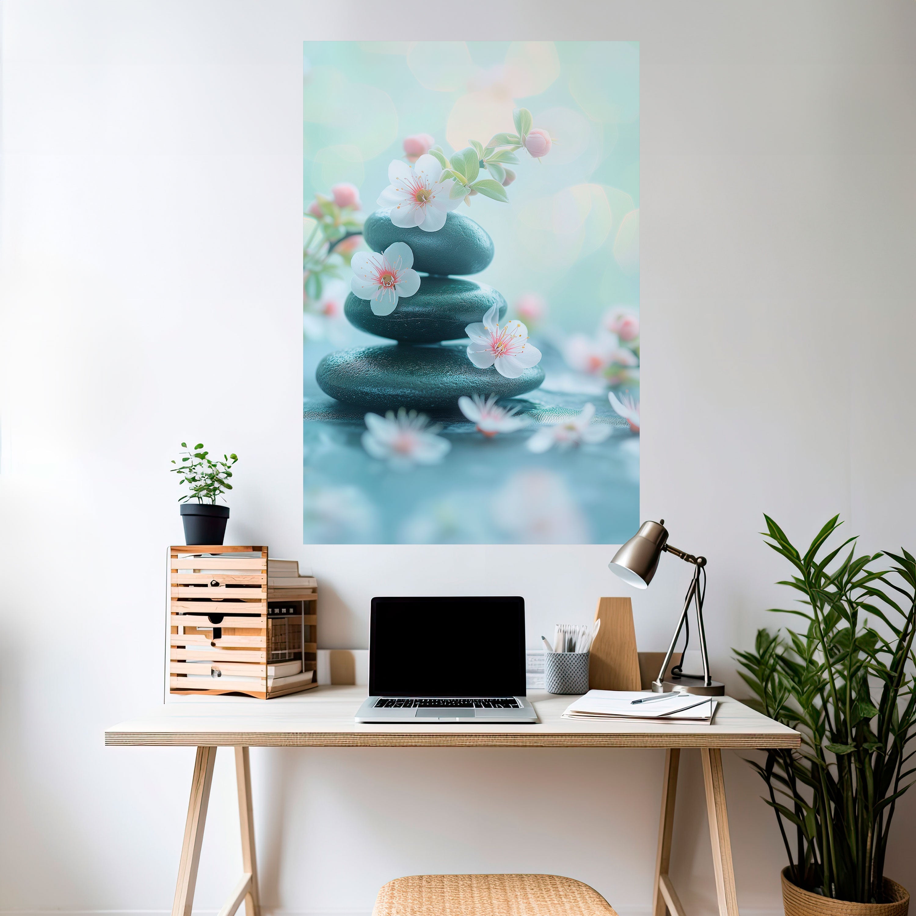 MINDFUL MOMENTS Vertikales Poster zum Abziehen und Aufkleben