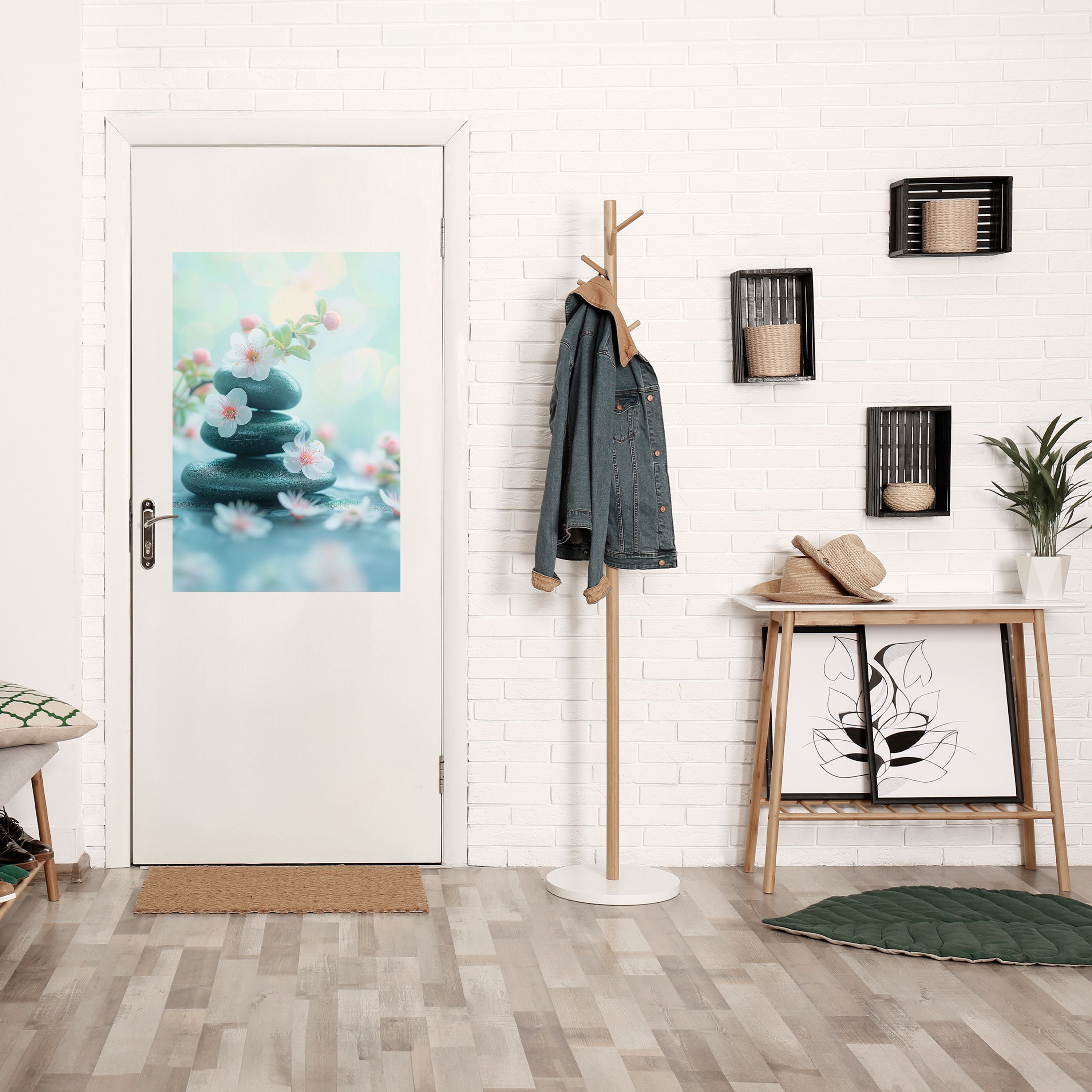 MINDFUL MOMENTS Vertikales Poster zum Abziehen und Aufkleben