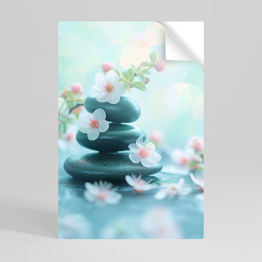 MINDFUL MOMENTS Selbstklebendes Poster - Hochformat