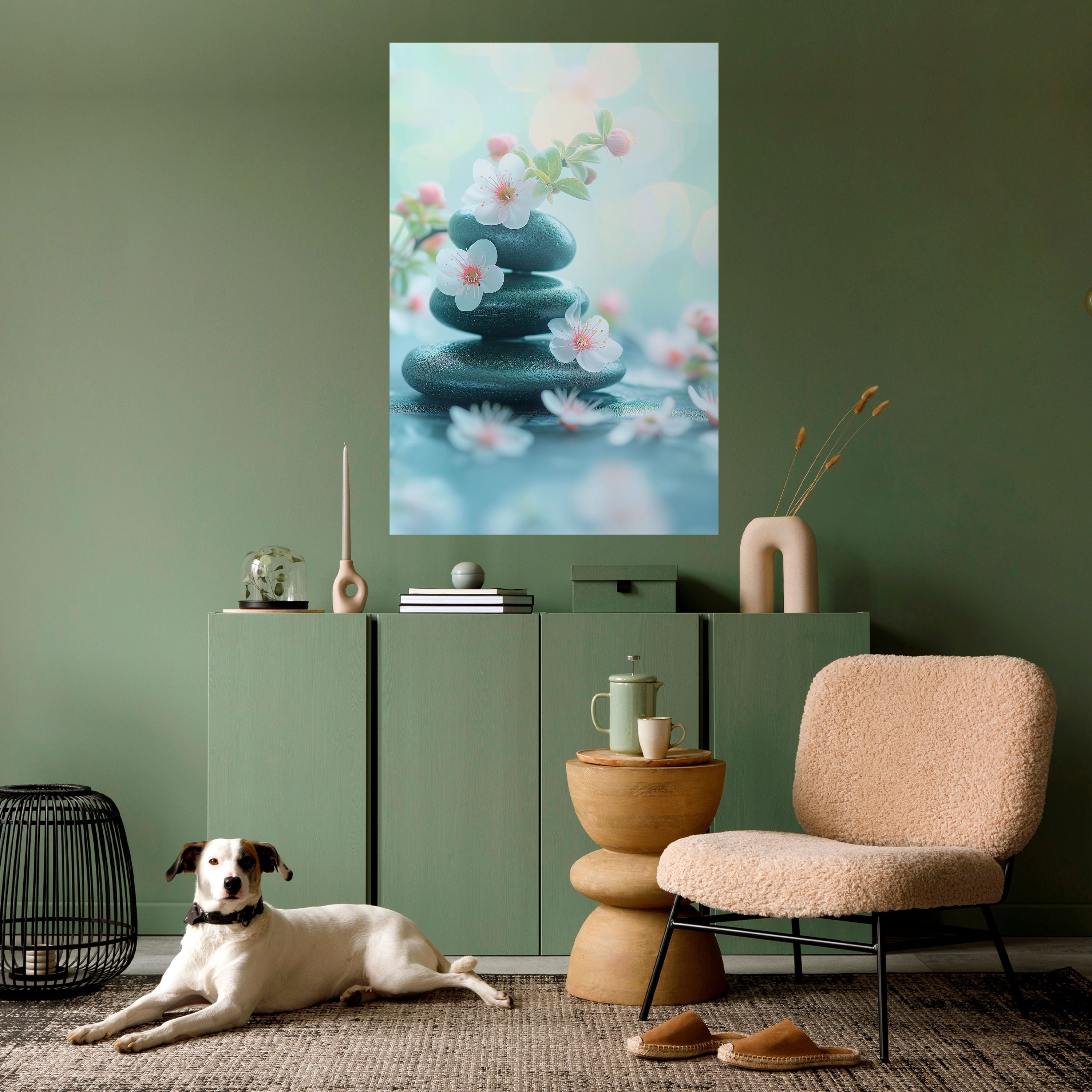 MINDFUL MOMENTS Vertikales Poster zum Abziehen und Aufkleben
