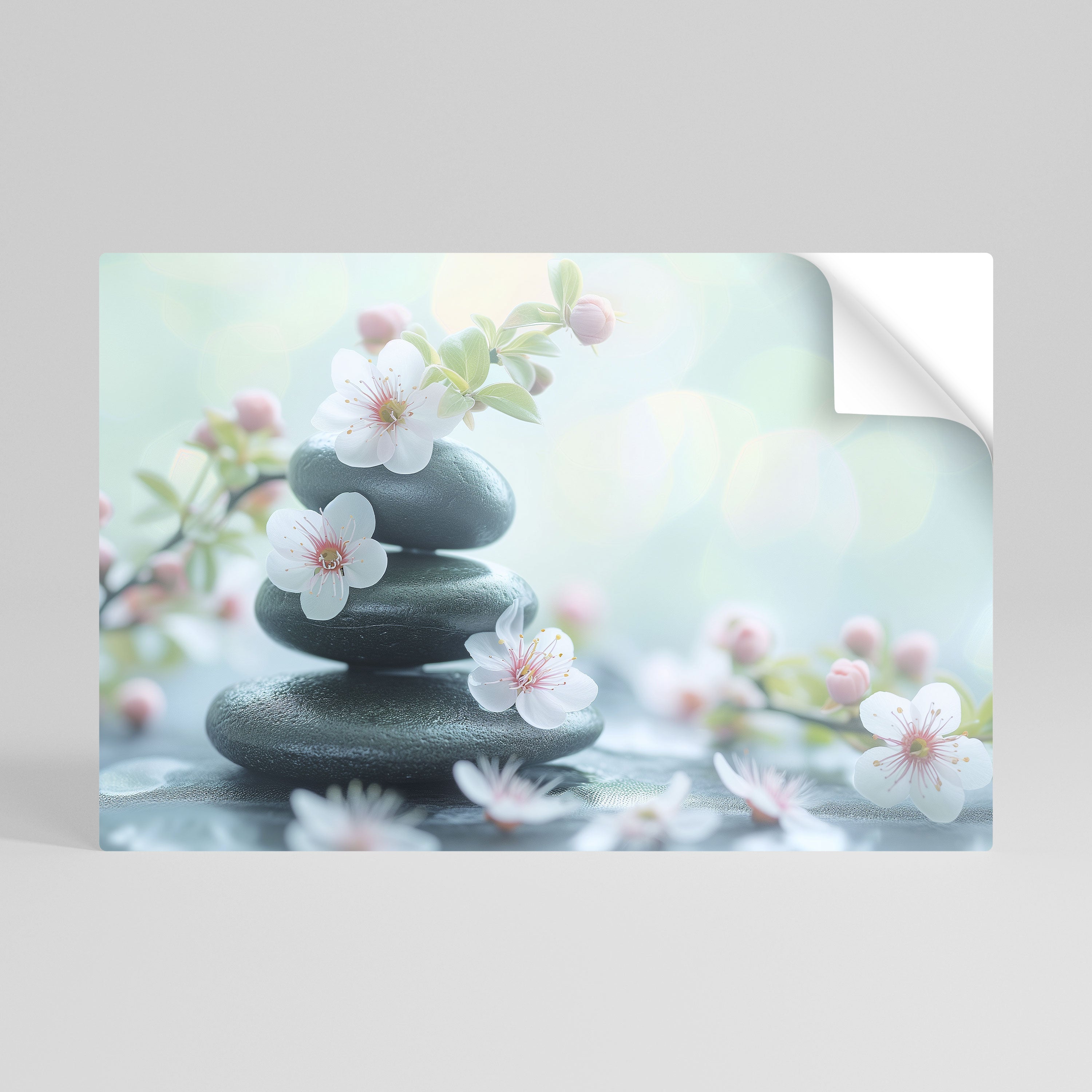 MINDFUL MOMENTS Horizontales Poster zum Abziehen und Aufkleben