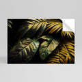 ENIGMATIC FOLIAGE TWILIGHT Selbstklebendes Horizontal-Poster