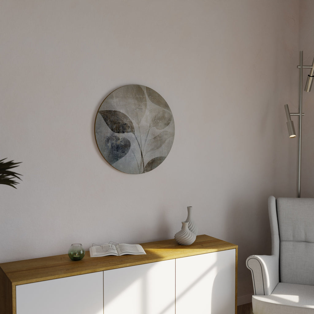SERENE BOTANICAL HARMONY Runde Wanddekoration Ø 69 cm
