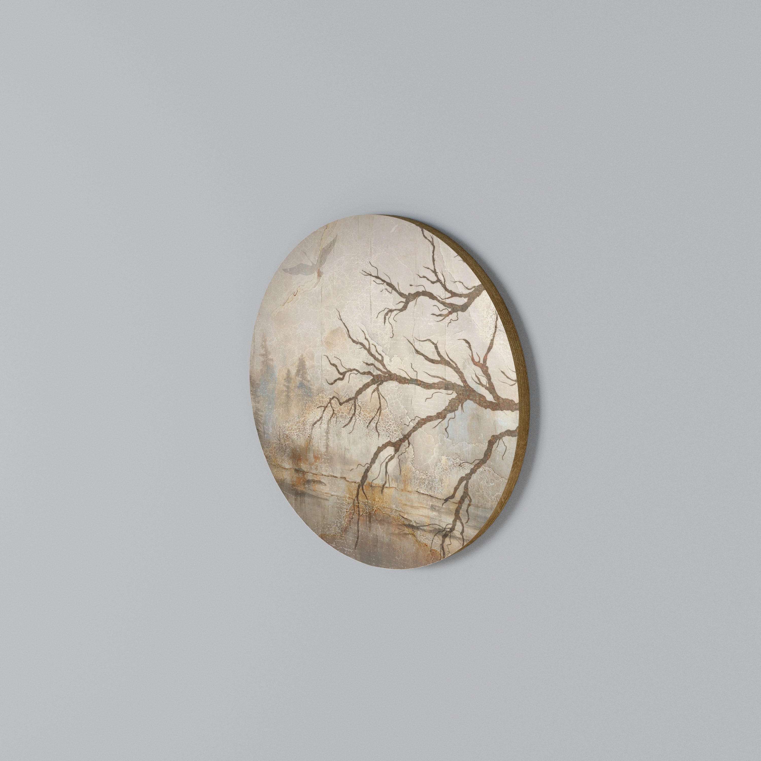 FLIGHT OF FANTASY Rundes Wandbild