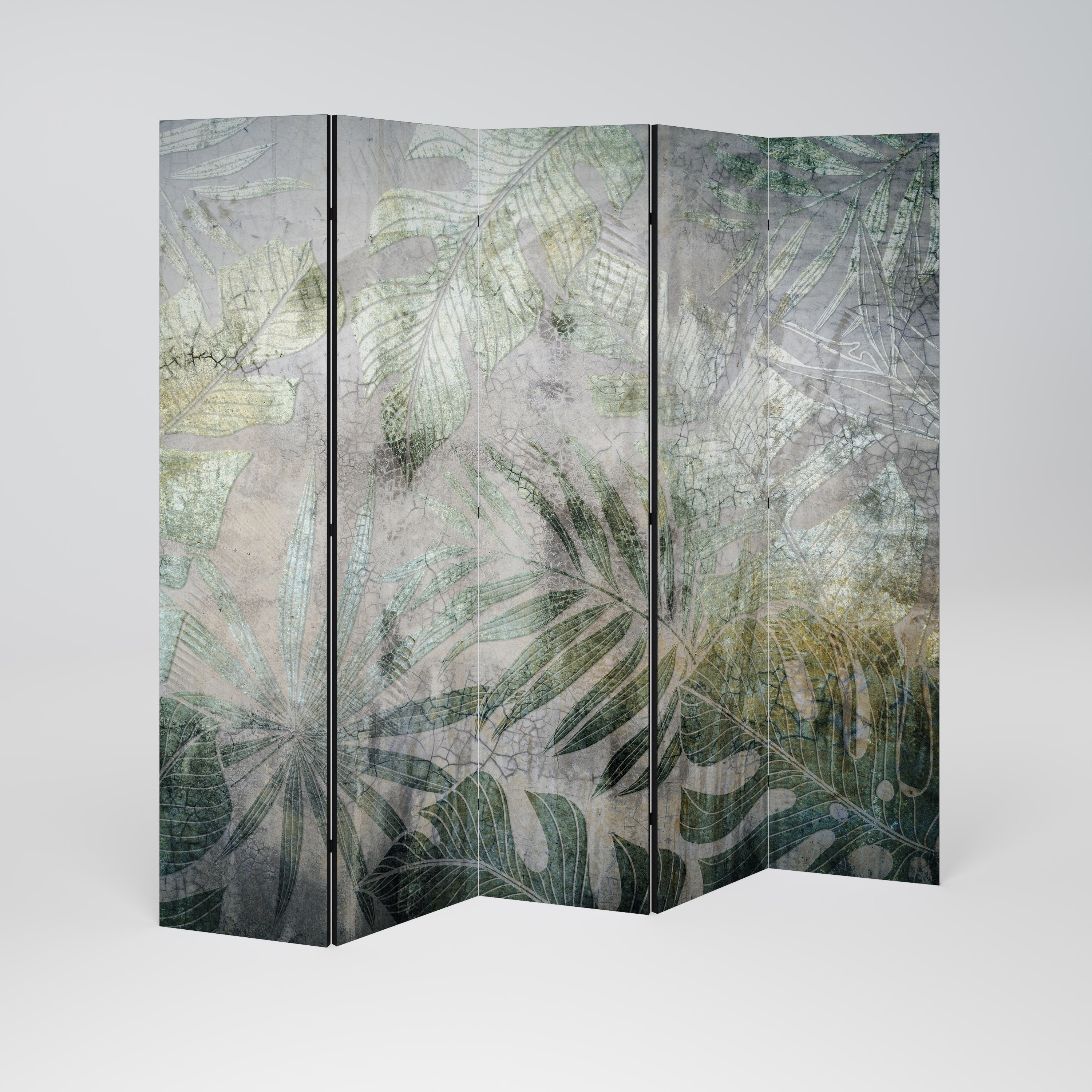HARMONY IN GREENERY 5-teiliger Paravent